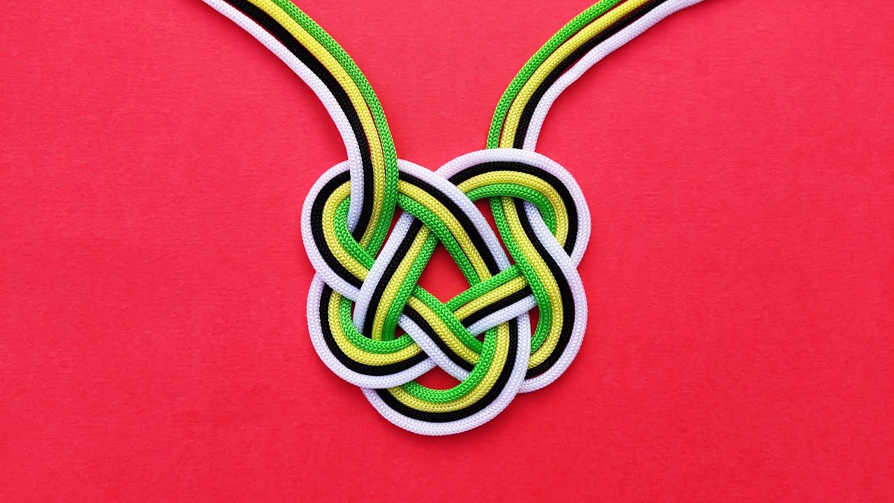 4 Strand Celtic Heart Knot Paracord Lanyard Knot Unique Accessories