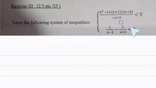 System of  2 inequalities 2 unknowns #math #lebanon #grade10 #extra