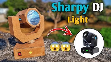 How To Make Sharpy DJ Light at Home Using MDF Board | Sharpy DJ Light Kaise Banaye | DJ Sharpy Light