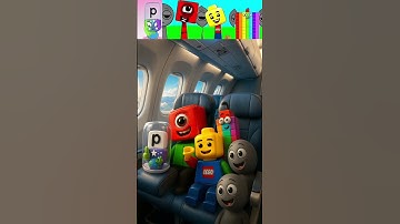 Alphabet P X Number blocks 1 X Lego Blockie 72 are Traveling in real life #sprunki