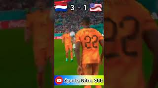 Netherland vs USA 3-1 #fifa22 #football #sports #shorts