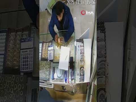 Lüleburgaz'da bir kuyumcuda