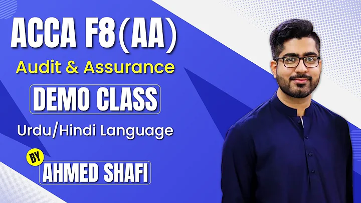 ACCA F8/AA Class Introduction to Audit