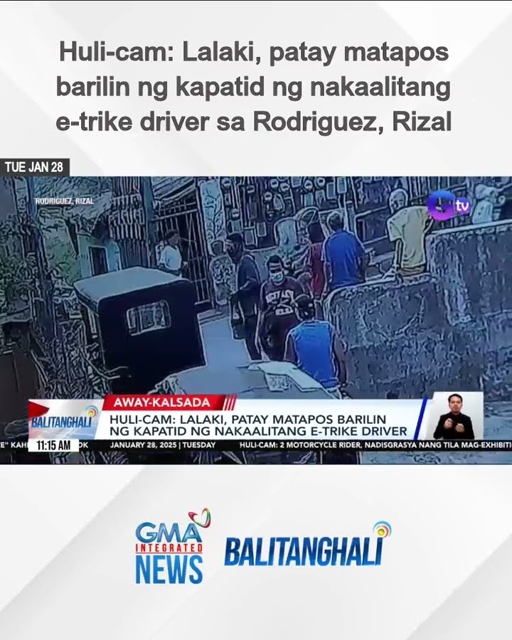 Huli-cam - Lalaki, patay matapos barilin ng kapatid ng nakaalitang e-trike driver | Balitanghali
