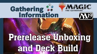 M19 Prerelease Unboxing and Deck Build