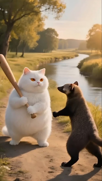 Ternyata musang itu lebih licik dariku #cat #unlucky #cute #funny