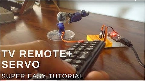 Arduino IR-TV Remote Controlled Servo- Easy Tutorial