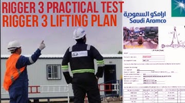 How to make aramco lifting plan,How to make a lifting plan for rigger 3 practical exam,lifting plan,
