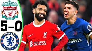 Liverpool vs Chelsea 5-0 - All Goals and Highlights - 2024 🔥 SALAH