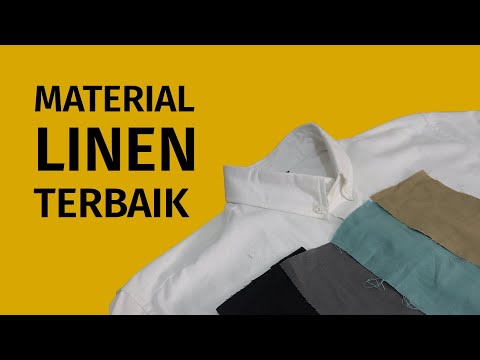 Video: Cara Membuat Kain Linen