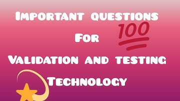 Important questions for validation and testing technology|Anna university #exam #shorts#vtt