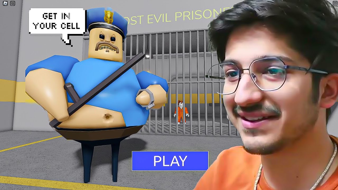 Roblox Barry Prison Run Obby Funny 😂 Gameplay in Hindi