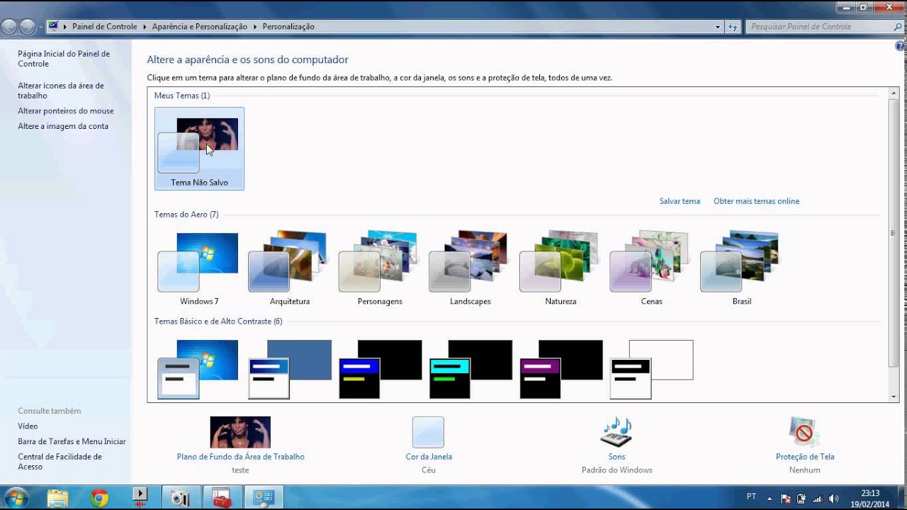 Como Alterar Plano De Fundo Windows 7