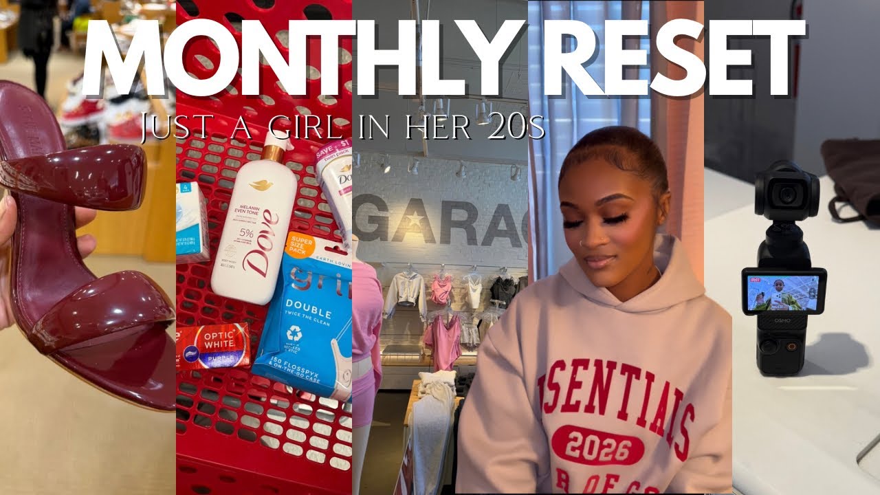 Ежемесячная перезагрузка 🫧 ♡ | Шелкография, уборка квартиры, моделирование макияжа, шопинг и мног...