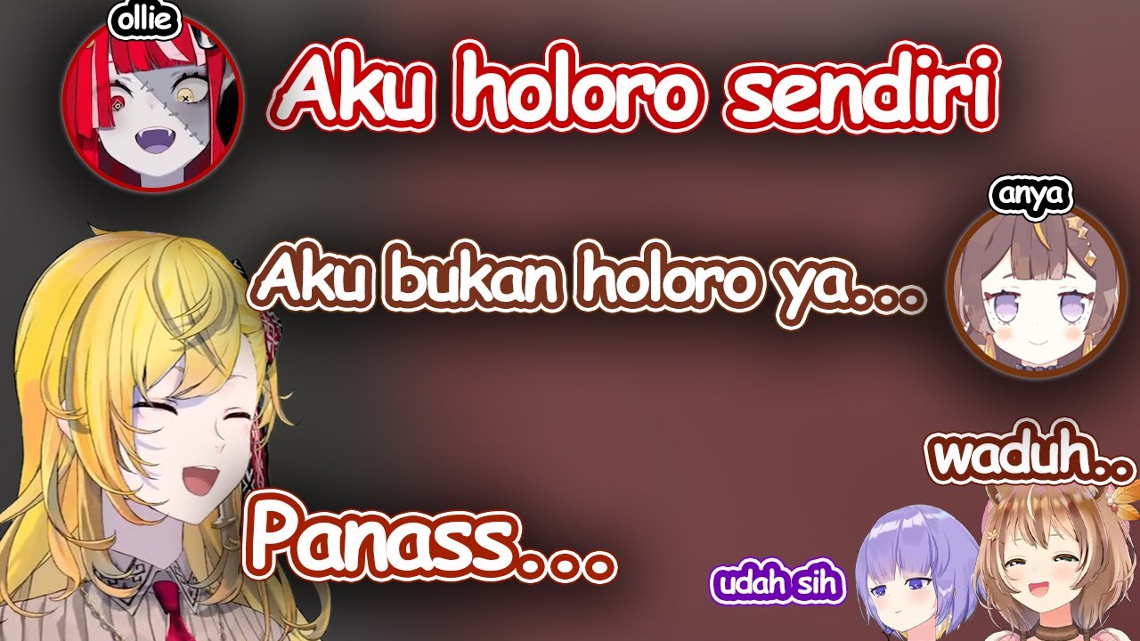 Ollie yang lupa Anya satu gennya [ HoloID Clips | Ollie, Anya, Kaela, Risu, Moona ]