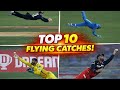 Top 10 Flying Catches in Cricket History 😱 | Unbelievable Moments!