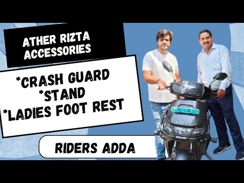 Ather Ritza Ke Liye Sabse Heavy Duty Crash Guard | ise Badiya Safety ...