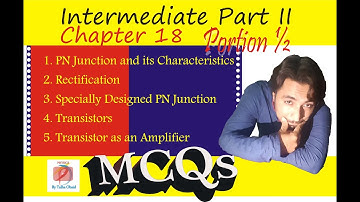 Electronics MCQs Portion 1/2 / F.Sc. II / MDCAT / PPSC Lecturership / Chapter 18