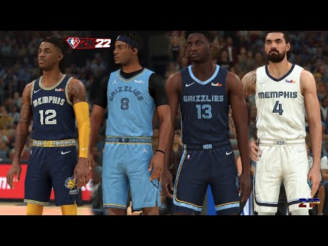 NBA 2K14 Memphis Grizzlies Jersey Pack 