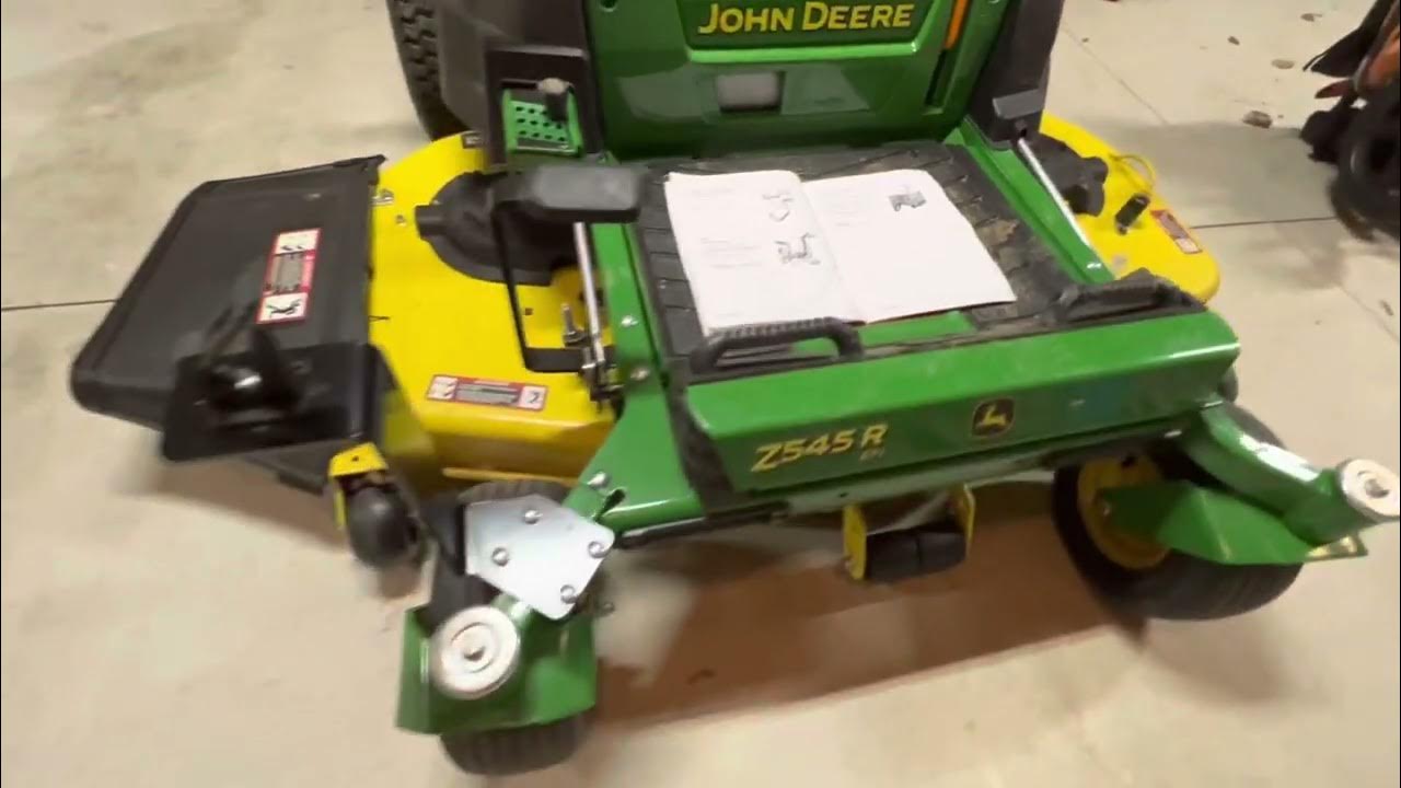 Installing John Deere ZTrak String Trimmer Mount for Z5s Part No