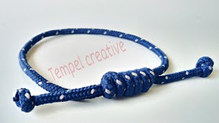 Ide Kreatif - Membuat Gelang Dengan Simpul Yang Sederhana