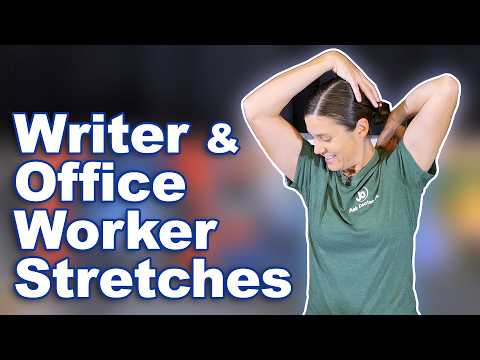 Stretches Every Writer & Office Worker Needs for Neck, Back & Wrist Pain Relief by AskDoctorJo