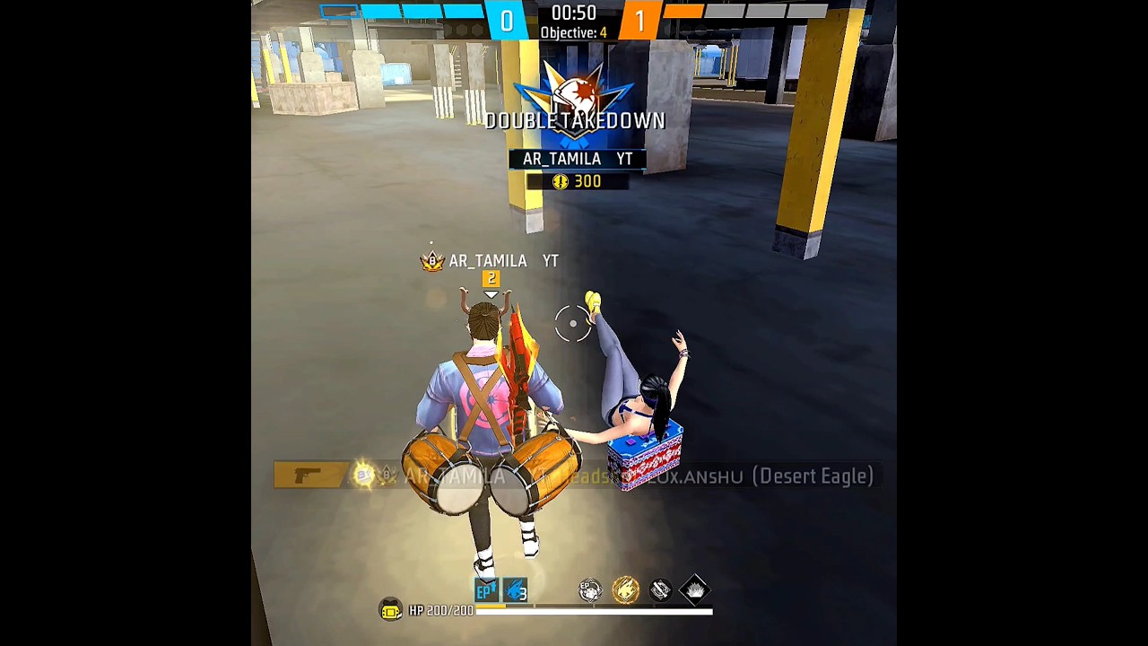 Desert Eagle 🔥 Double Headshot Revenge 😎 Free Fire Shorts | AR Tamila Gaming | 