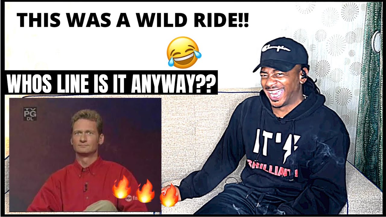 OUT OF CONTROL LOL..| Whose Line - Greatest Hits Ryan & Colin Part 1 REACTION