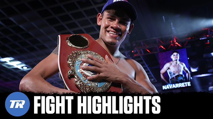 Emanuel Navarrete Knocks Villa Down Twice, Becomes Two-Division Champion | FIGHT HIGHLIGHTS
