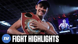 Emanuel Navarrete Knocks Villa Down Twice, Becomes Two-Division Champion | FIGHT HIGHLIGHTS