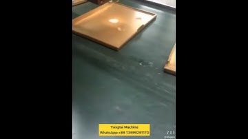 Hot melt applicator glue dispensing machine with mini worktable