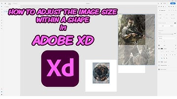 Importing an image in Adobe XD in any Shape and Adjusting the Size of the image within the Shape