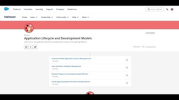 Application Lifecycle and Development Models Trailhead Answer #trailheadbadges