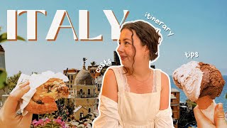 1 MONTH IN ITALY | my itinerary, real costs & travel tips