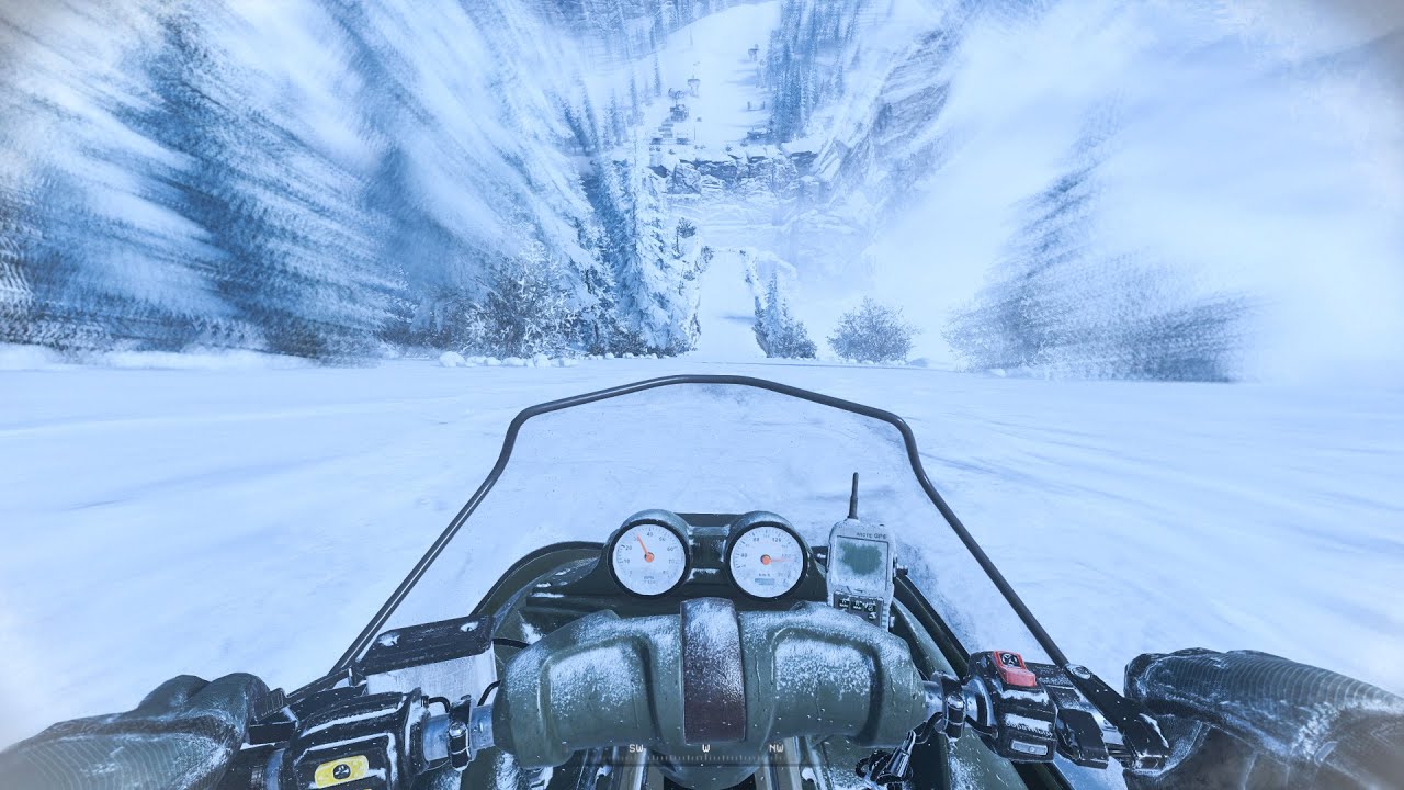 Call of Duty Modern Warfare 2 Campaign Remastered . Snowmobile jump ...