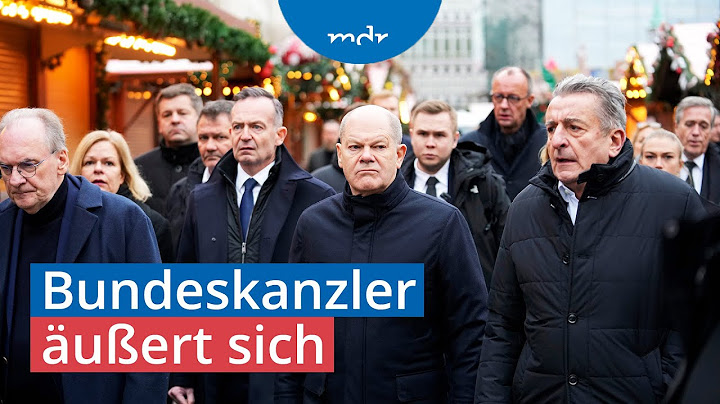 Bundeskanzler Scholz nach Anschlag in Magdeburg | MDR+