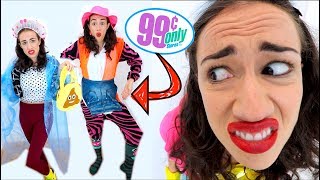 WEARING ONLY 99 CENT STORE CLOTHES FOR A WEEK!