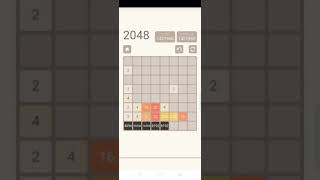 65536 16384 8192 4096 in 2048 8×8 Android Gameplay ❤️👍  #fungame #smallgame screenshot 2