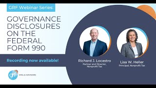 Famous Governance Disclosures on the Federal Form 990 Net Worth