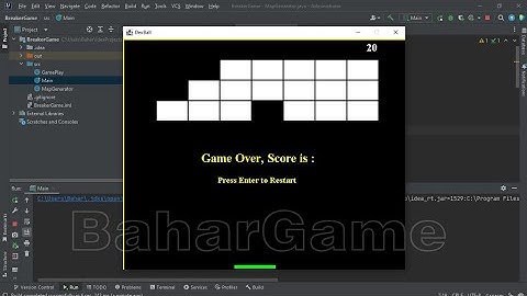 DX ball game using Java with source code 2022