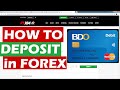 How to deposit money in forex account using BDO Debit Card (Tagalog)
