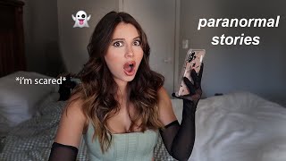 reading my subscribers scary stories *SO SCARY* 👻