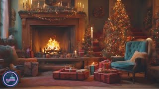  6 Hours of Christmas Jazz Music Mix and a Cozy Fireplace | 4K | Christmas  Ambience 2024 #holydays