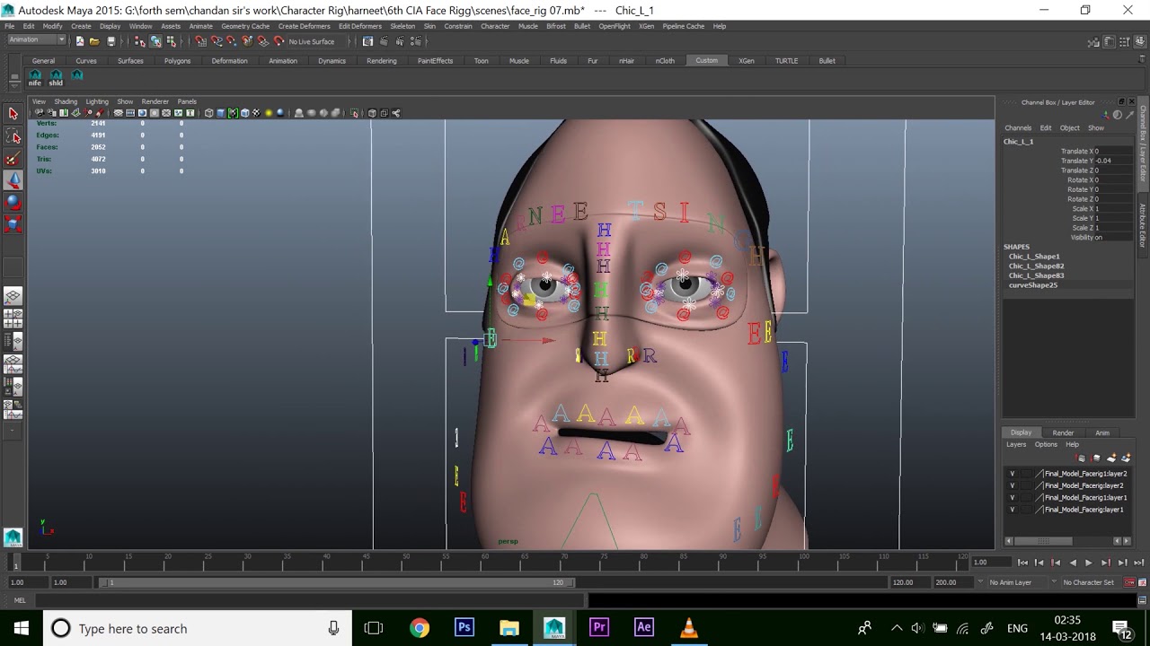 6th CIA Mr. Incredible Face Rig - YouTube