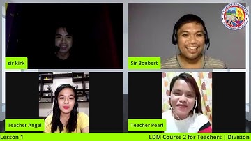 LDM Course 2 for Teachers | Supplementary Video | Module 3A - Lesson 1
