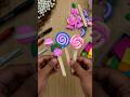 Clay candy 🍭 easy craft ideas for kids and kids #shorts #ytshorts #viralshort #kids #clayart #craft