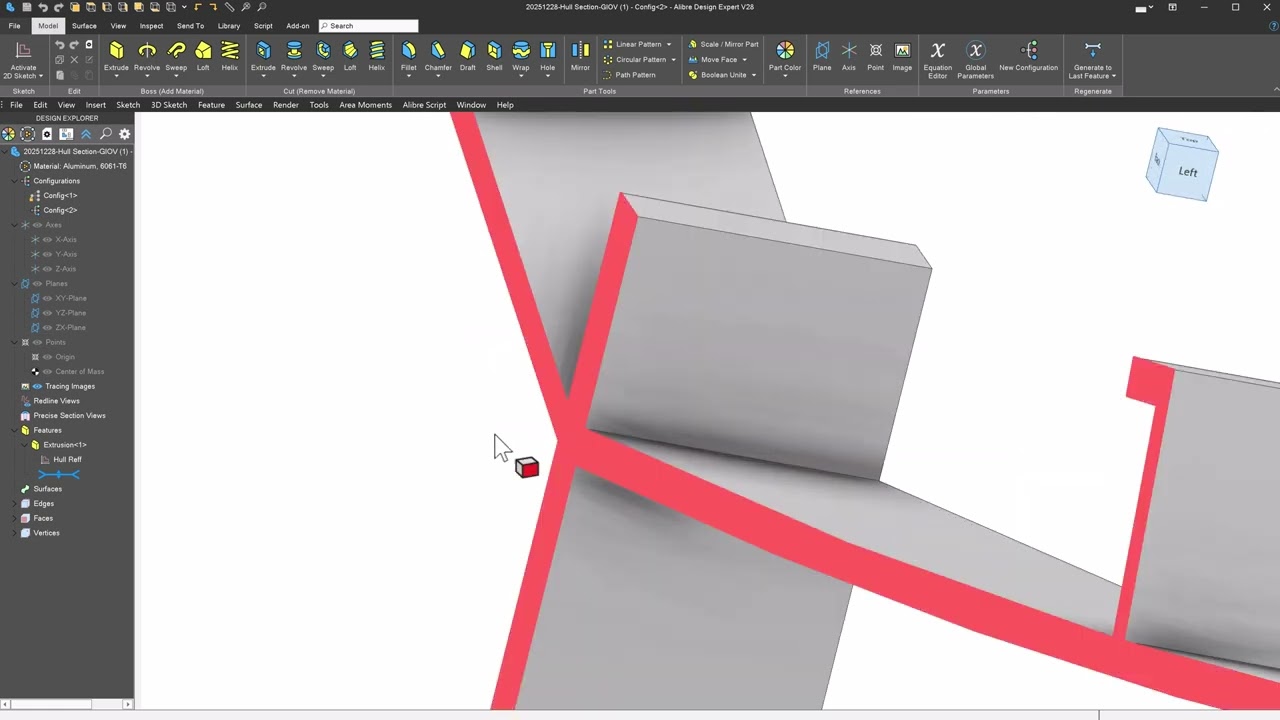 Area Moments Tool - C++ Alibre Addon