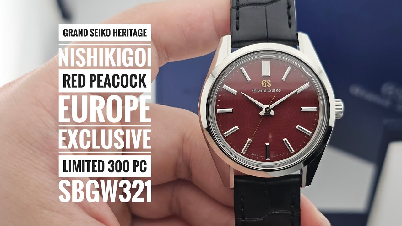 Grand Seiko Heritage Collection 36.5mm Nishikigoi Red Peacock