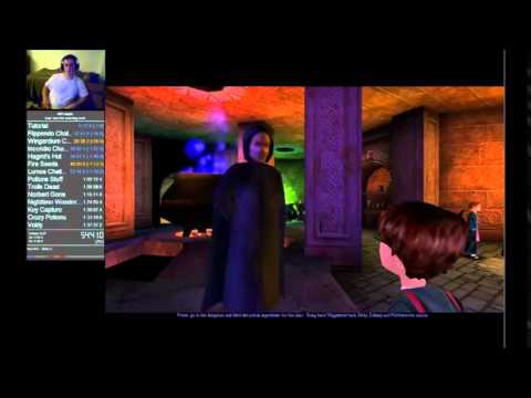 Harry Potter and the Sorcerer's Stone (PC) any% speedrun in 1:33:27 ( old WR)
