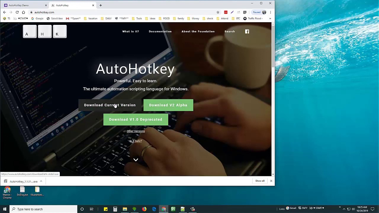 download the last version for android AutoHotkey 2.0.3